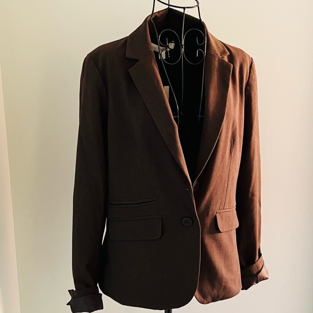 Newyork & company brown blazer new with tags